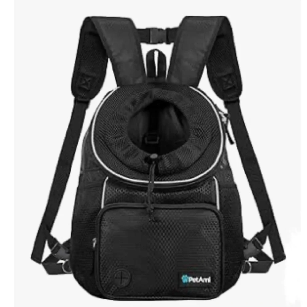 Black Pet Carrier Backpack